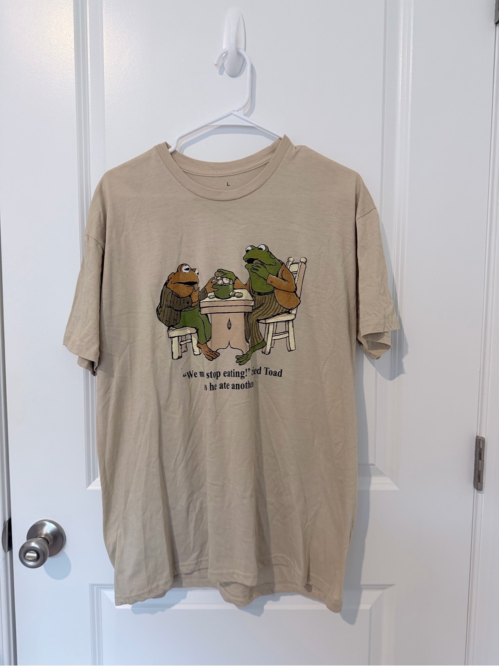 Graphic Frog & Toad Tee - Beige